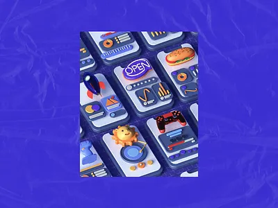 C4D UI Design 3d app cinema 4d ui