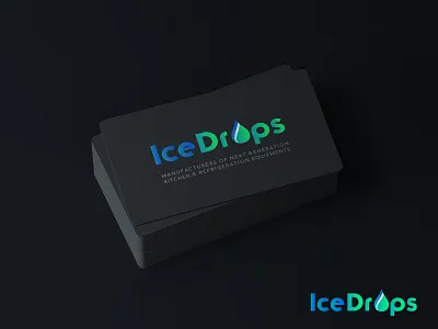 IceDrops Logo Design branding commercial kitchen brand graphic design illustration india logo logo design logotype