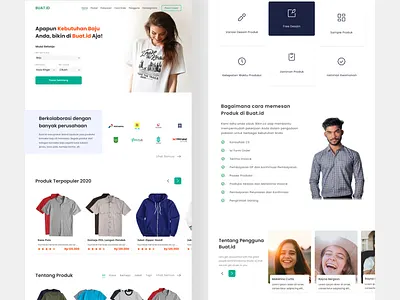 Klambie - Web Clothes Convection app booking branding business clothes clothing convection design designer uidesign uxdesign webdesign website