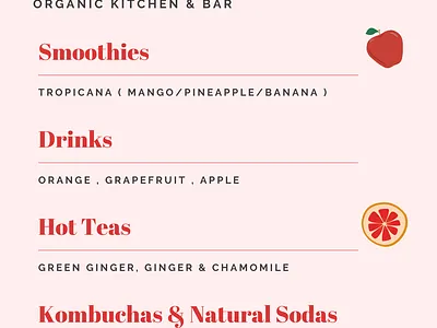 The Beet Organic Cafe Menu canva fitness foodlover healthcare healthdrinks hospitality hospitalitymanagement kitchenware menu design organic food restaurant branding restaurantmanager restaurantowner smoothies social media