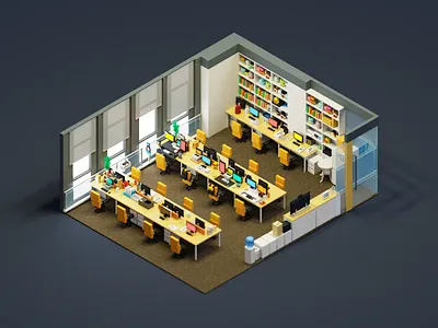 Our office magicavoxel voxel voxel art voxelart