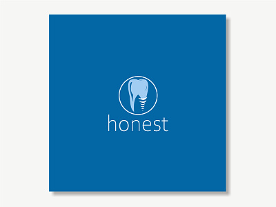 HONEST logo tooth tooth filling