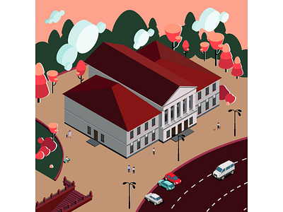 Poltava. design digital art illustration isometric isometric architecture isometric city isometric illustration isometric landscape isometry poltava vector vector illustration архитекура город в изометрии изометрическая иллюсрация изометрия пейзаж иллюстрация полтава