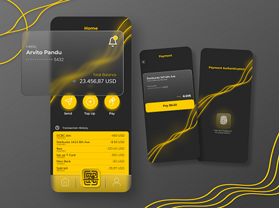 Banking app banking card design figma mobile