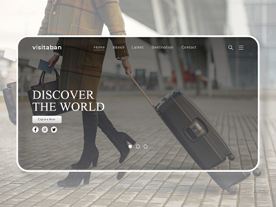 Travel Web UI | Landing Page landingpage ui uidesign uiux ux uxdesign