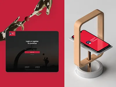 Login or rigster, Amateur Elite Academy, web 3d academy basketball behance concept dribbble login logo mockup phone register sign in sign up ui uiux user interface web webdesign webdesigner webdesigning