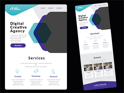Digital Creative Agency adobe xd design front end web design