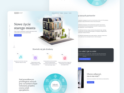 Tenement house Renovation 🏘️ Landing Page 2021 design 2021 trend clean ui clean ui design design design app product design sketch ui ux webdesign