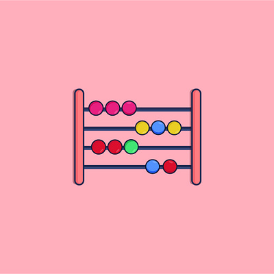 Abacus Illustration creative design graphic design graphic design graphics design illustration illustrator