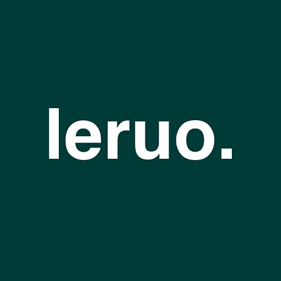 Leruo Logo entrepreneur futura helvetica logo logo design south africa startup logo website