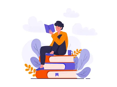 world book day adobe art books boy colors creativemind design digitalart graphic graphicdesign graphicdesigner illustration illustrator reading vector visual art world book day