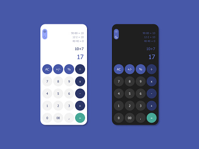 Calculator - DailyUI 004 004 app calculate calculator calculator app calculator design calculator ui daily daily 100 challenge daily ui dailyui dailyuichallenge design figma ui ux