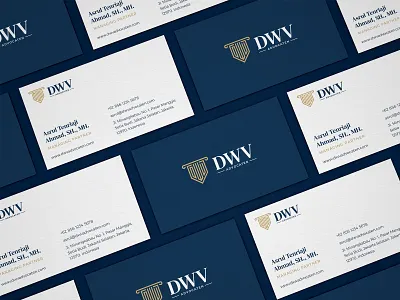 DWV Advocaten Business Cards advocaten brand brand design brand identity design brand logo branding business card business card design business card mockup business card template business cards corporate identity design graphic design law firm logo logo design logodesign logos visual identity