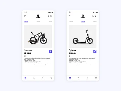Bicycle App design app branding design flat high fidelity minimal typography uiux vector web