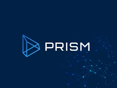 Prism- Artificial Intelligence Logo abstact logo artificial intelligence brand identity design branding branding agency logo design ideas logo design inspiration logo designer machine learning logo modern logo neural network logo node logo prism logo tech logo triangle logo