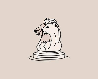 Cats branding cat design icon illustration lion minimal typography