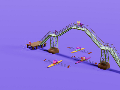 Nantes by Delia #7 3d 3d modeling illustration