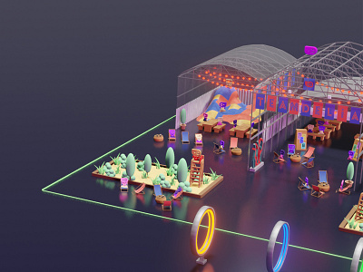 Nantes by Delia #10 3d 3d modeling illustration