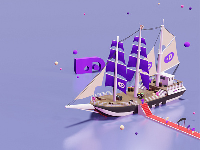 Nantes by Delia #9 3d 3d modeling illustration