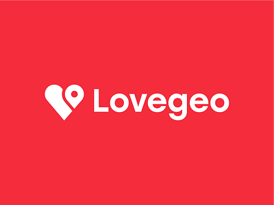 Lovegeo dating logo design dzbatraz geolocation heart heart logo location logo logodesign logolove logomark logos logotype love lovely loving modern place valentine vector