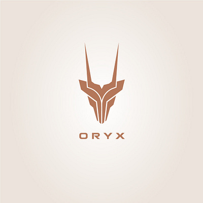 ORYX Logo For Sale. brand design illustrator logo oryx sale vector