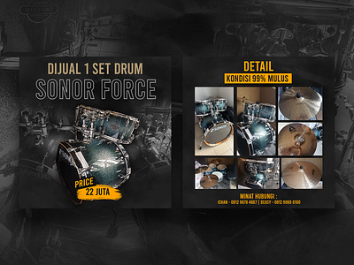 Promotion Poster 1:1 1:1 drum indonesia instagram poster promotion square