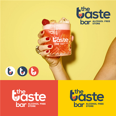 The Taste Bar branding ecommerce fiverr fiverr.com fiverrgigs flat graphic design logo designer minimalist modern