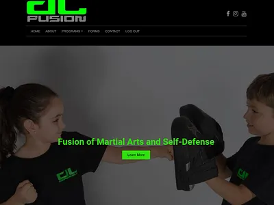 DefenseLab Fusion Hays Homepage website design