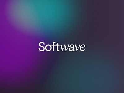 Softwave - Work in progress wordmark logo brand mark branding identity logo wordmark work in progress