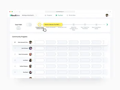 Gamification onboarding technique - SaaS Web App dashboard education enterprise design enterprise software enterprise ux fintech gamification interface learning prototype saas software ui ux design ux designer web app web app design web app ui web app ux web application design