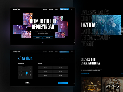 Smárabíó website animation brutalism cinema experience gradient movement narrow paralax styleguide typography ui uiux ux vr web design webflow