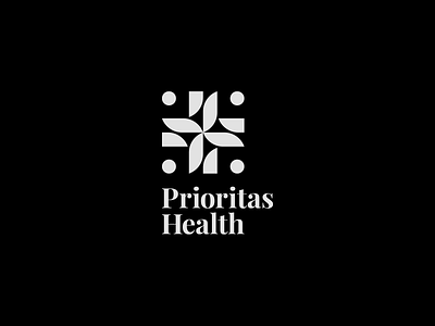 Prioritas Health brand brand design brand identity branding clean design flat healthcare identity illustrator logo logodesign logomark logomarks logotype mark minimal monochromatic typography vector