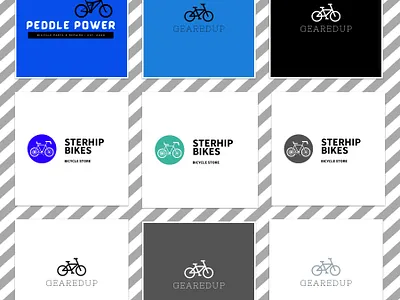 Day 24 of #dailylogochallenge bicycle canva dailylogochallenge design logo logodesign