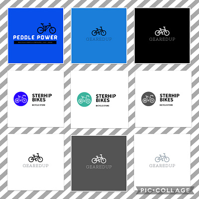 Day 24 of #dailylogochallenge bicycle canva dailylogochallenge design logo logodesign