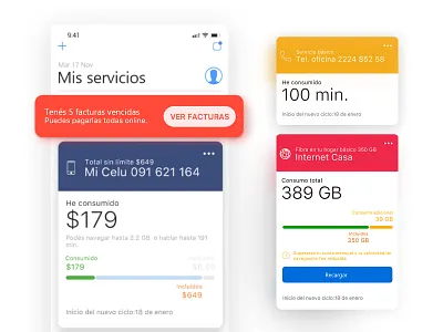 Antel Uruguay Diseño UX UI App Mobile antel app app design design mobile soho soho ui soho ux telco telefonica ui ui design ux ux ui ux design