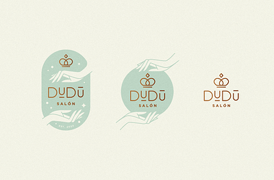 Nail Salon Brand branding hands logo design nail salon responsive branding vintage design