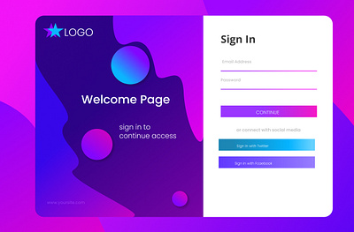 Dailyui001 Sign in page 001 dailyui002 dailyuichallenge ui uiux