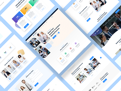 Digital Agency Website adobe xd design figma new design template trending trendy ui design ui trend user experience design user interface design ux trend visual design website webui