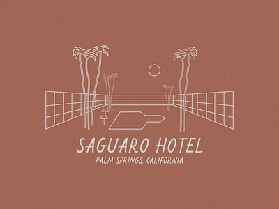 WEEKLY WARMUP // #60 beachy branding california desert design dribbble best shot dribbbleweeklywarmup grain hotel hotel branding hotel logo illustration logo logo design logo designer logo designs logodesign palm tree saguaro typography