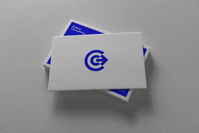 Business Cards: Future Consulting branding business card consulting corporate design corporate identity future identity design logo mark minimal stationery symbol