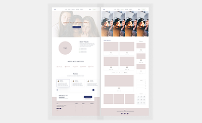 landing page branding design ui ux web webdesign website