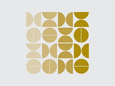 WEEKLY WARMUP // #60 bauhaus bauhaus100 branding circles design grain illustration modern modern design modernism pattern pattern art vector