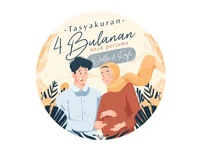 Pregnancy character colors design grain happy illustration pregnancy pregnant procreate texture