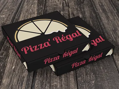 Pizza' Régal branding design logo pizzeria restaurant