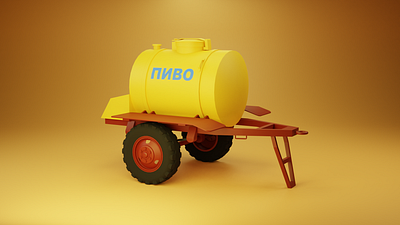 Beer cart blender3d lesson test