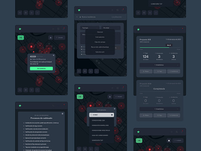 Geolocation app app dark theme design geolocalisation geolocation ipad ipad pro location app location tracker product product design productdesign tablet tablet app ui ux