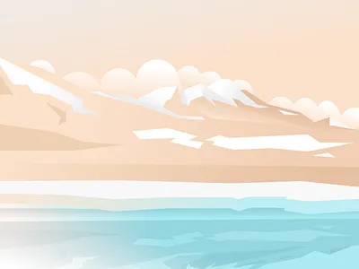 Illustration of a Tundra Landscape adobeillustration affinitydesigner illustration illustrationartist illustrator design illustrators vector illustration visual art visual design visualdesigner