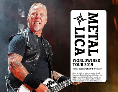 NRK: redesign of a news site metallica news norway nrk redesign ui vikings web design