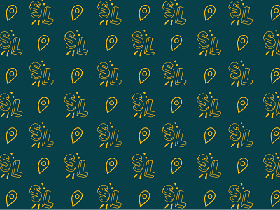 Somewhere Local Brand Patterns 3d art brand pattern branding celebration hand lettering handdrawn handdrawntype icon location location pin logo mark packaging procreate submark type art