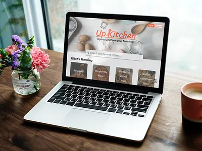 UpKitchen Landing Page ui ux webdesign website